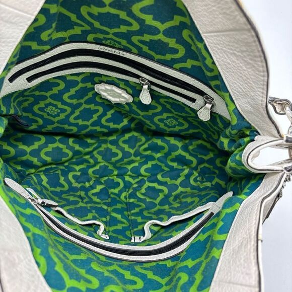 orYANY Danielle Italian Leather Convertible Shoulder/Crossbody Bag Creamy White - Picture 7 of 12